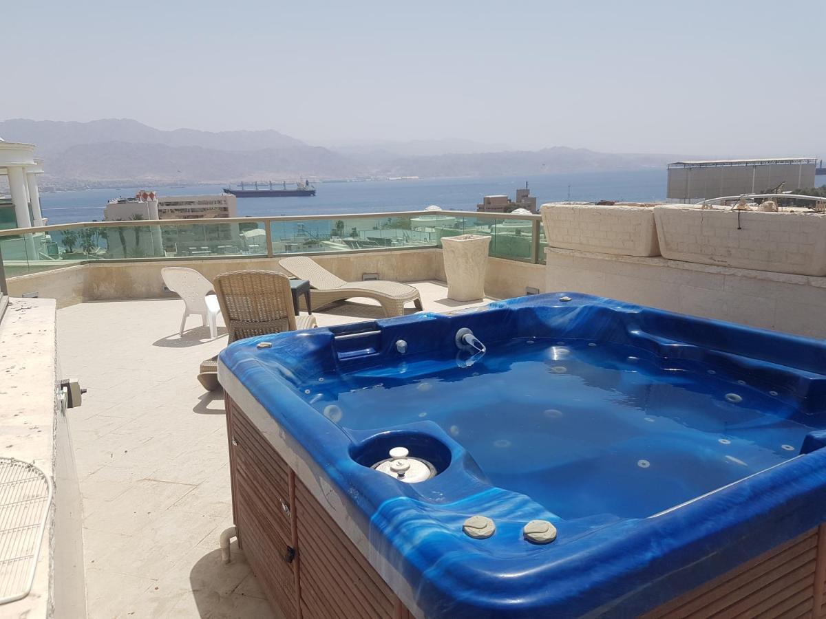 La-Palmore Luxury Apart-Residense Resort With Pool First Line Sea Side Ейлат Екстер'єр фото